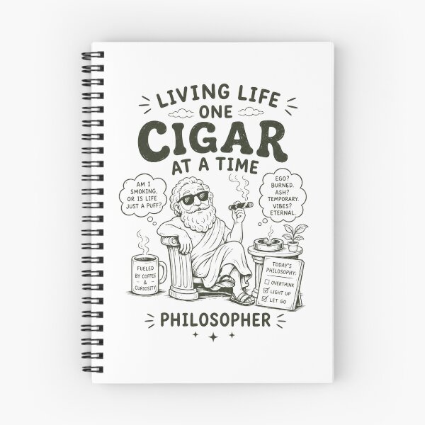 Item preview, Living life one cigar at a time philosopher designed and sold by Peerless-Prime.