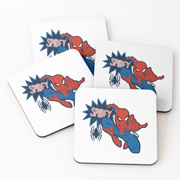 Item preview, Kawaii Spidey Web Slinger Comic Superhero Cartoon Art designed and sold by Krasnovaovaova.