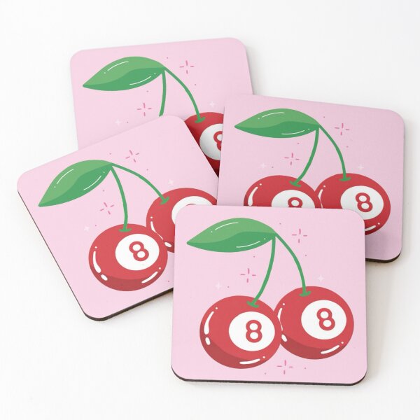 Item preview, Pink Cherry Aesthetic 8 Ball designed and sold by matildemelo.