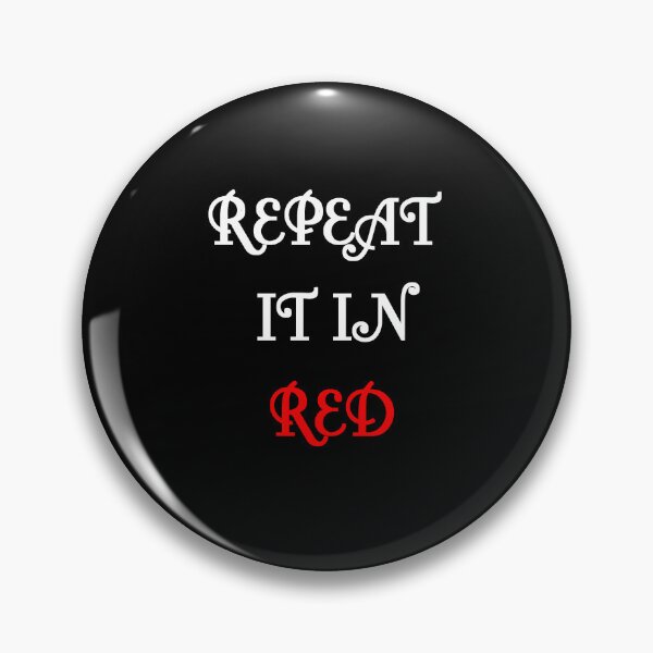 Item preview, Repeat it in Red designed and sold by zareworks.