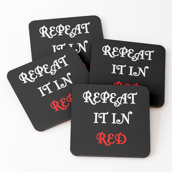 Item preview, Repeat it in Red designed and sold by zareworks.