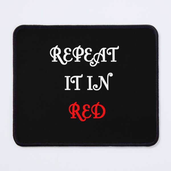 Item preview, Repeat it in Red designed and sold by zareworks.