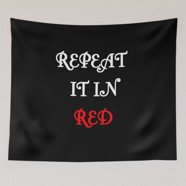 Item preview, Repeat it in Red designed and sold by zareworks.