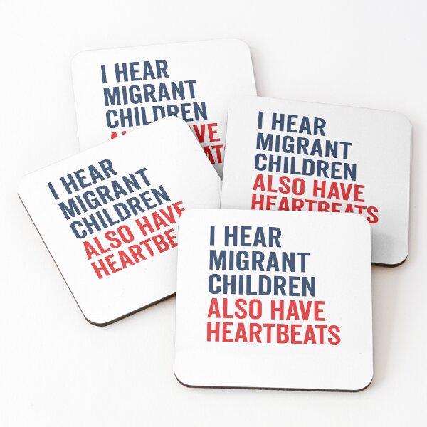 Item preview, I Hear Migrant Children Also Have Heartbeats Human Rights Protest designed and sold by DarylPope.
