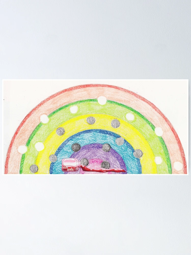 Thumbnail 1 of 3, Poster, Watermelon Rainbow designed and sold by A-P-Ink.