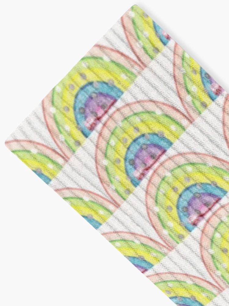 Thumbnail 2 of 5, Socks, Watermelon Rainbow designed and sold by A-P-Ink.