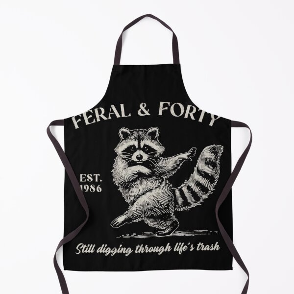 Item preview, Feral and Forty Still Digging Through Life's Trash designed and sold by Gbriel3.
