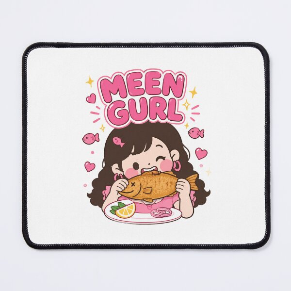 Item preview, Meen Gurl Funny Malayalam Fish Pun Kerala Humor Desi Foodie Gift T-Shirt designed and sold by SHREE ART STUDIO.