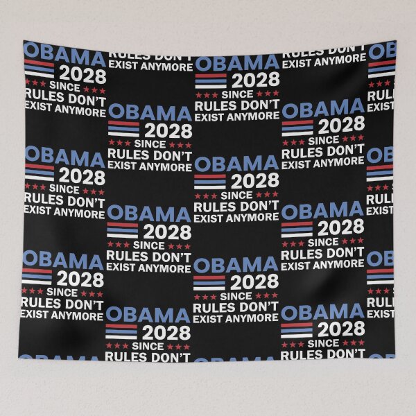 Item preview, Obama 2028 Since Rules Don't Exist Anymore Political Satire designed and sold by DarylPope.