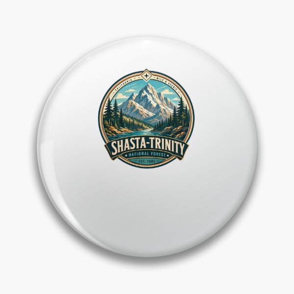 Item preview, California Wild & Scenic Shasta-Trinity National Forest Est. 1905 Hiking Camping Explorer designed and sold by Simsimah26Parks.