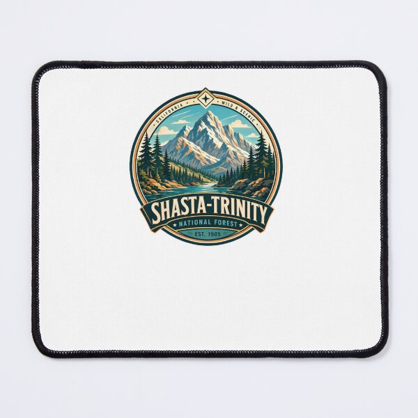Item preview, California Wild & Scenic Shasta-Trinity National Forest Est. 1905 Hiking Camping Explorer designed and sold by Simsimah26Parks.