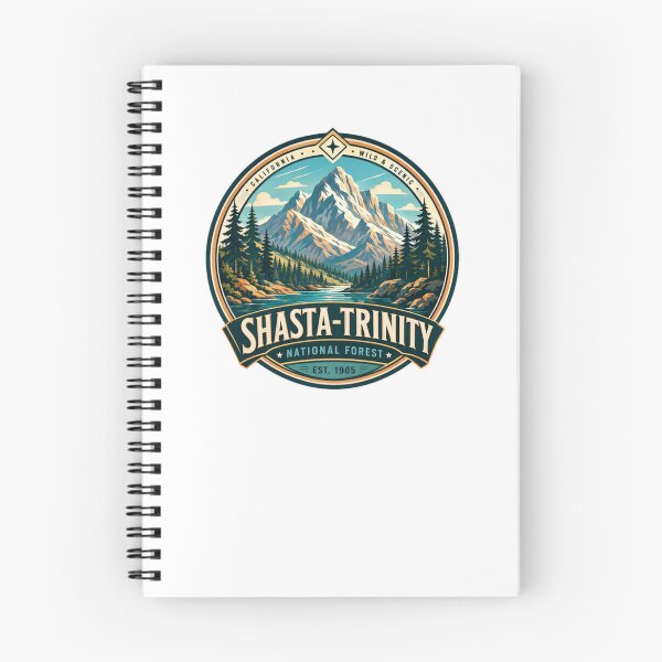 Item preview, California Wild & Scenic Shasta-Trinity National Forest Est. 1905 Hiking Camping Explorer designed and sold by Simsimah26Parks.