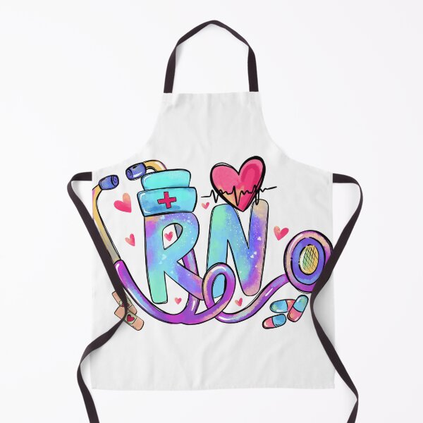 Item preview, RN Nurse Watercolor Stethoscope designed and sold by MTDesignLab.