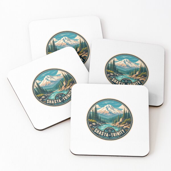 Item preview, Shasta-Trinity National Forests California Est 1964 Outdoor Nature Hiker Camper Traveler designed and sold by Simsimah26Parks.