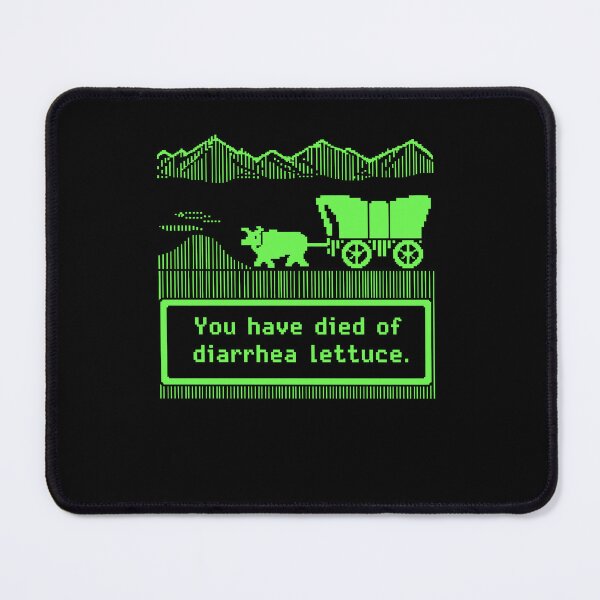 Item preview, You Have Died of Diarrhea Lettuce Oregon Retro Trail designed and sold by DarylPope.
