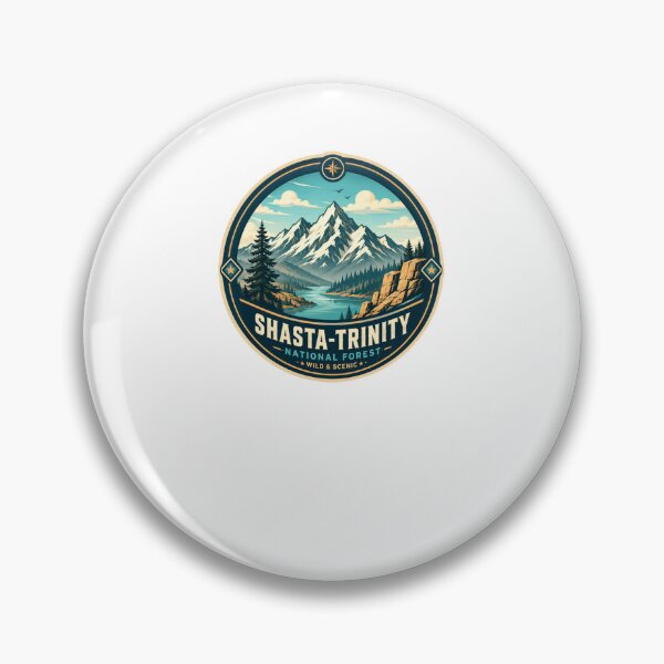 Item preview, Shasta-Trinity National Forest Wild Scenic Hiking Camping Nature Explorer designed and sold by Simsimah26Parks.