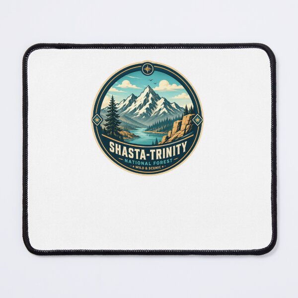 Item preview, Shasta-Trinity National Forest Wild Scenic Hiking Camping Nature Explorer designed and sold by Simsimah26Parks.