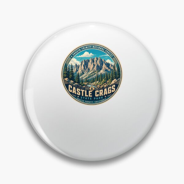 Item preview, Shasta-Trinity National Forest Castle Crags State Park Shasta County California Travel Hiking Outdoor designed and sold by Simsimah26Parks.