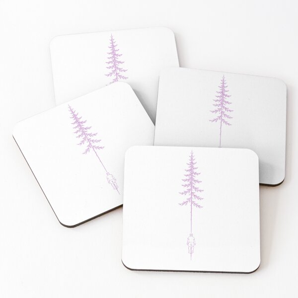 Item preview, The Long Ride — Pine Trail pink designed and sold by WanderEastArt.