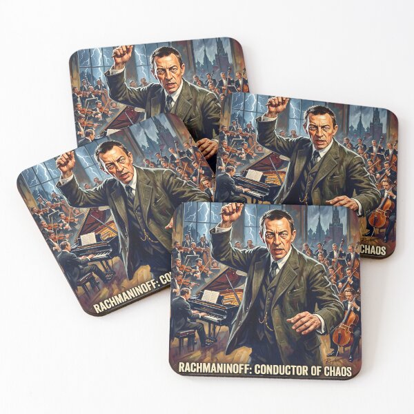 Item preview, Sergei Rachmaninoff: The Pianist’s Storm painting  designed and sold by ARTROGAN.
