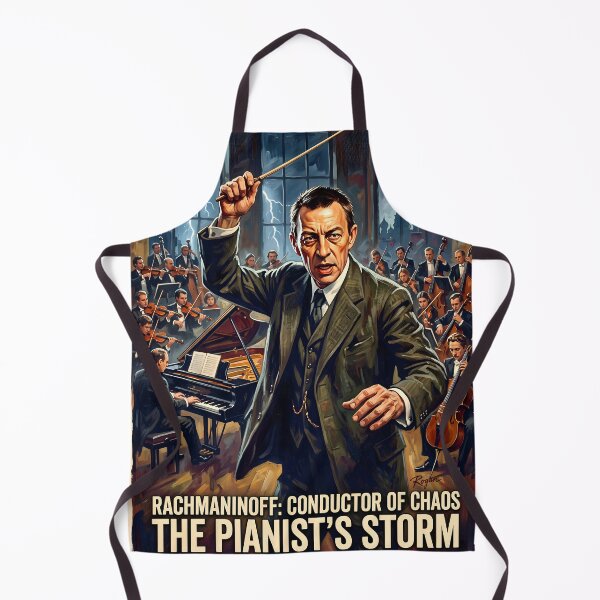 Item preview, Sergei Rachmaninoff: The Pianist’s Storm painting designed and sold by ARTROGAN.