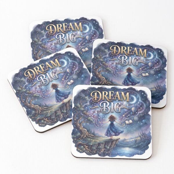 Item preview, Dream Big Magic Fantasy Night Sky Inspirational Quote designed and sold by an-items.