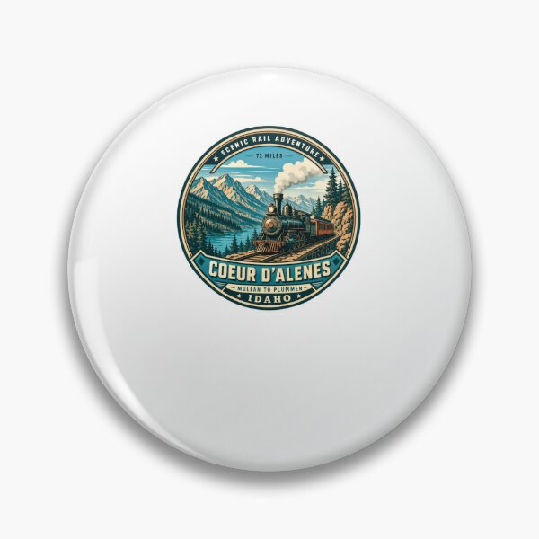 Item preview, Scenic Rail Adventure 72 Miles Coeur D'Alenes Mullan To Plummer Idaho Train Travel Souvenir designed and sold by Simsimah26Parks.
