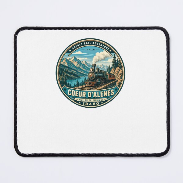 Item preview, Scenic Rail Adventure 72 Miles Coeur D'Alenes Mullan To Plummer Idaho Train Travel Souvenir designed and sold by Simsimah26Parks.