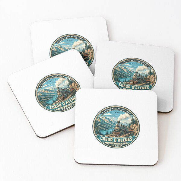 Item preview, Scenic Rail Adventure 72 Miles Coeur D'Alenes Mullan To Plummer Idaho Train Travel Souvenir designed and sold by Simsimah26Parks.