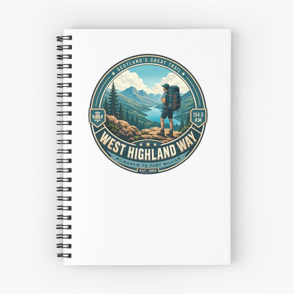 Item preview, West Highland Way Scotland's Great Trail Hiker Walker Milngavie To Fort William 154.5 Km Est. 1980 designed and sold by Simsimah26Parks.