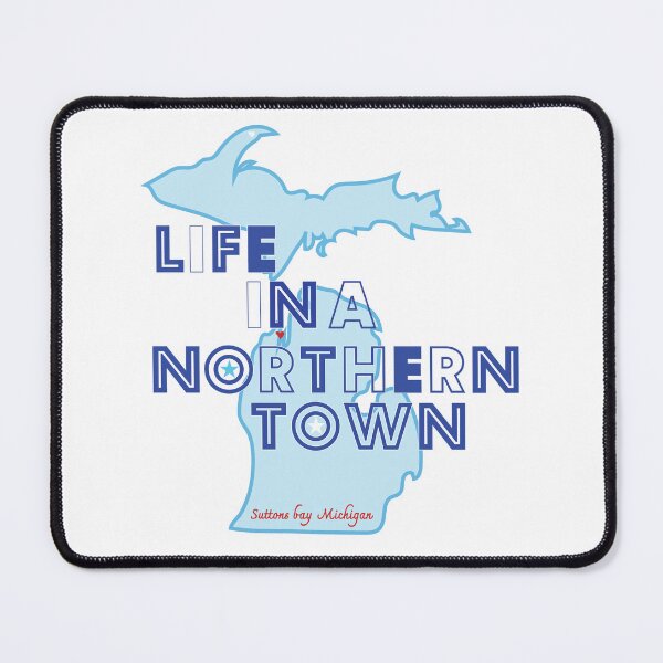Item preview, Life in a Northern Town – Suttons Bay | Northern Michigan Artwork designed and sold by FreshWaterWares.