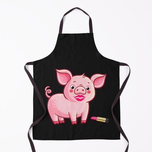 Artikelvorschau, Lippenstift auf einem Schwein – Lustiger Schweinchen-Cartoon | Niedlicher, sarkastischer Bauernhoftier-Humor entworfen und verkauft von Genius Geek.