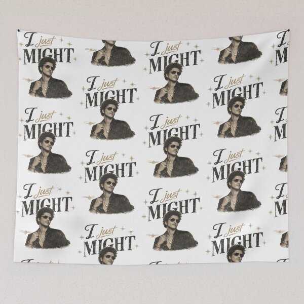 Item preview, Bruno I Just Might Vintage Retro Music Fan Art designed and sold by DarylPope.