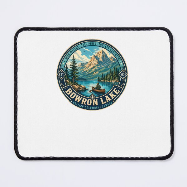 Item preview, Bowron Lake British Columbia Canada Est. 1975 Wild Waters Tall Pines Endless Adventure Outdoor Enthusiast Travel designed and sold by Simsimah26Parks.