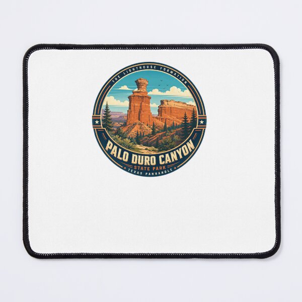 Item preview, The Lighthouse Formation Palo Duro Canyon State Park Texas Panhandle Travel Hiking designed and sold by Simsimah26Parks.