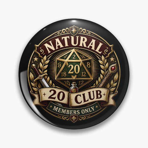 Item preview, Dados de D&D exclusivos para miembros del Club Natural 20 designed and sold by BadhbhLoot.