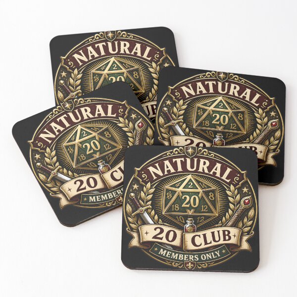 Item preview, Dados de D&D exclusivos para miembros del Club Natural 20 designed and sold by BadhbhLoot.