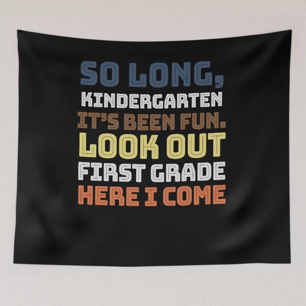 Item preview, So Long Kindergarten designed and sold by Kieran Abbott.
