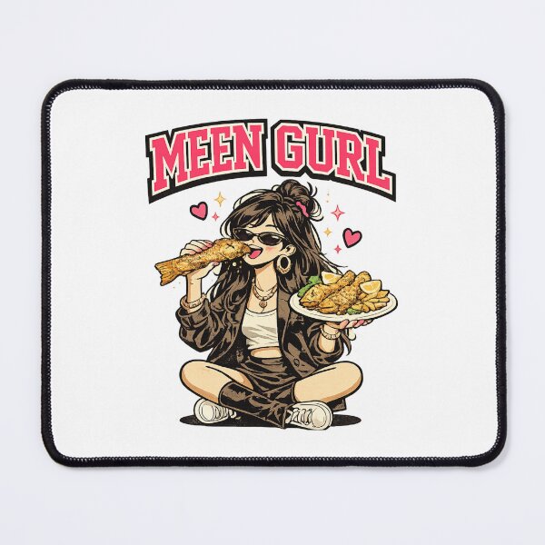 Item preview, Meen Gurl Funny Malayalam Fish Pun Kerala Humor Desi Foodie Gift T-Shirt designed and sold by SHREE ART STUDIO.