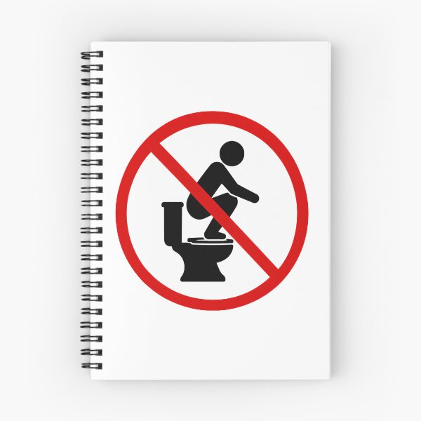 Item preview, Funny No Toilet Surfing Sign designed and sold by MonkiFlipp.