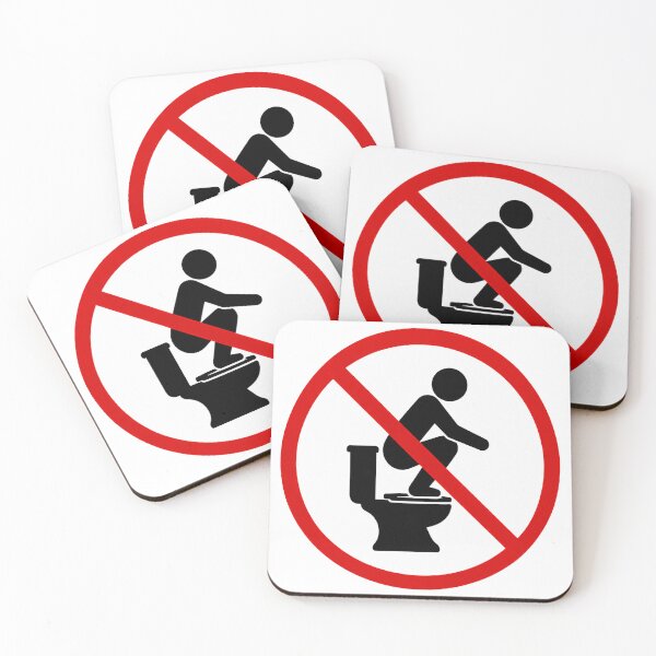 Item preview, Funny No Toilet Surfing Sign designed and sold by MonkiFlipp.