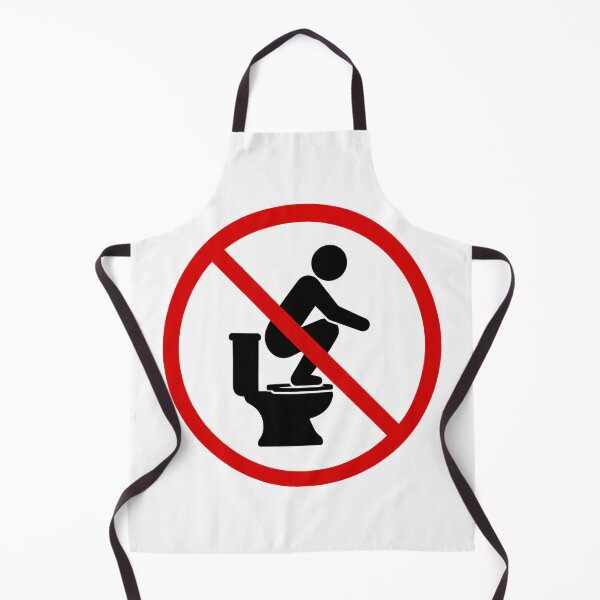Item preview, Funny No Toilet Surfing Sign designed and sold by MonkiFlipp.