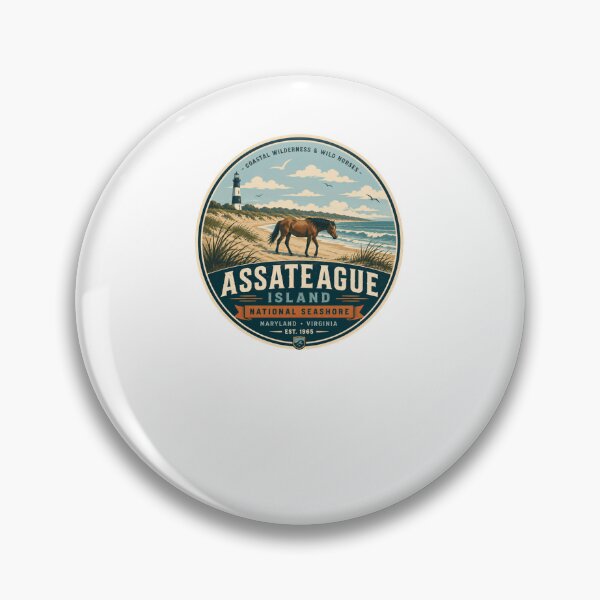 Item preview, Assateague Island National Seashore Wild Horses Maryland Virginia Coastal Wilderness designed and sold by Simsimah26Parks.
