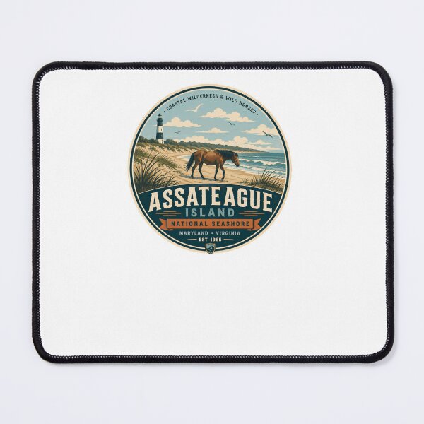 Item preview, Assateague Island National Seashore Wild Horses Maryland Virginia Coastal Wilderness designed and sold by Simsimah26Parks.