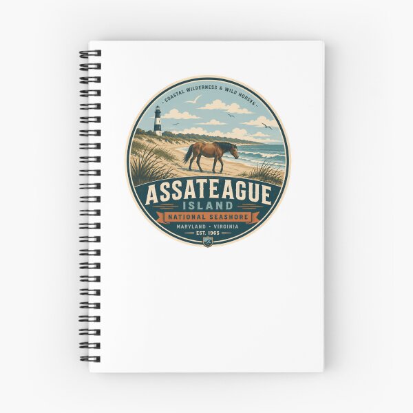 Item preview, Assateague Island National Seashore Wild Horses Maryland Virginia Coastal Wilderness designed and sold by Simsimah26Parks.