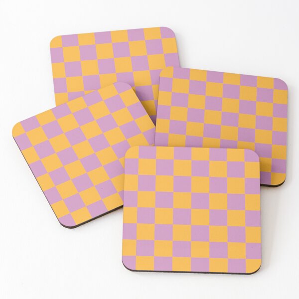 Item preview, Golden Lavender Large Checkerboard Pattern | Tonal Modern Geometric Design designed and sold by ViviNyks.