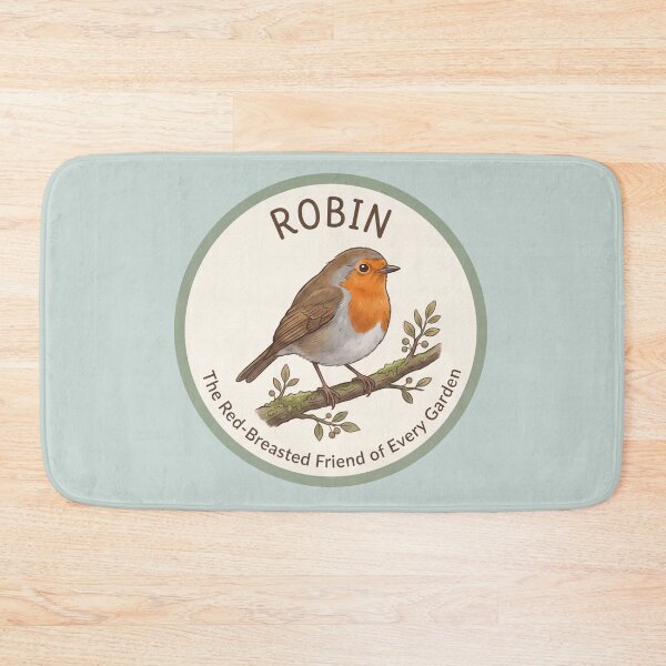 Item preview, European Robin – Woodland Charm Sticker designed and sold by The Digital Compass.