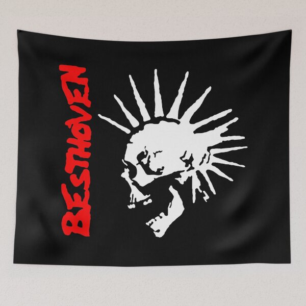 Item preview, Red Typography Crust Punk designed and sold by nerdyygraphic.