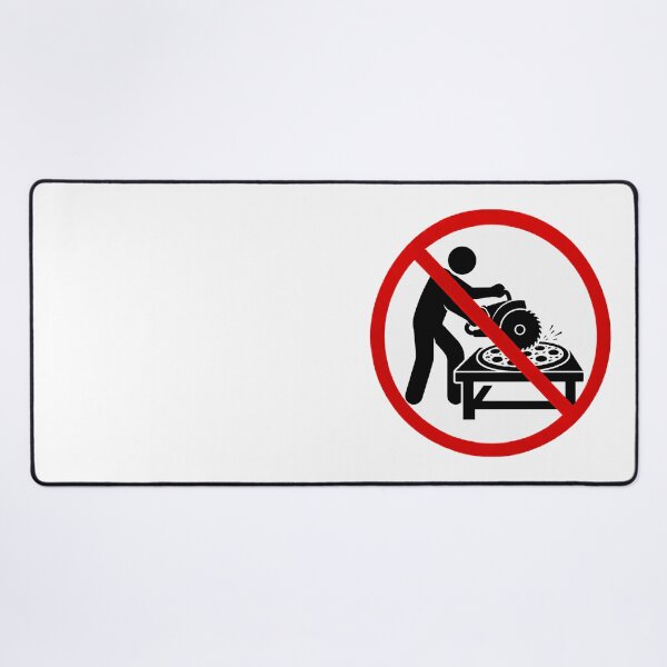 Item preview, Funny No Chainsaw Pizza Sign designed and sold by MonkiFlipp.