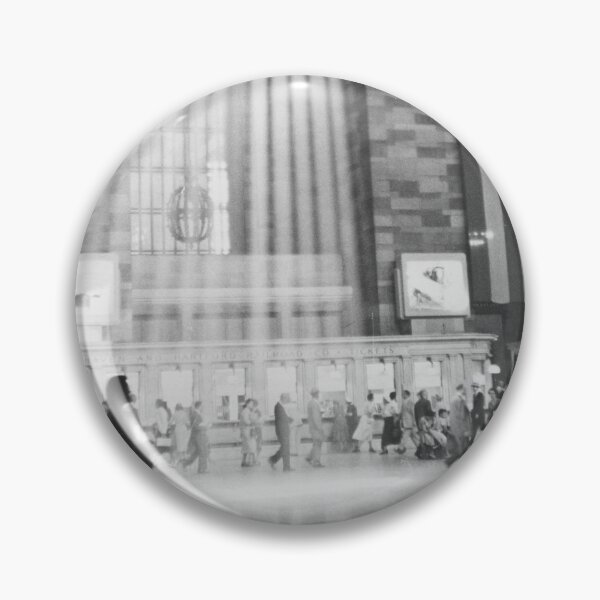 Item preview, Sunbeams, Grand Central Terminal New York City black and white vintage photograph designed and sold by Astrid Arkhangelsky.